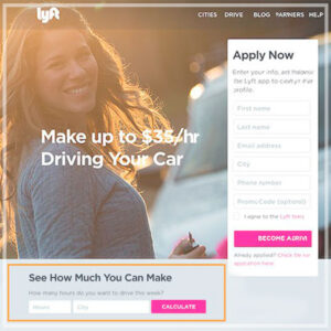 Esempio di Landing Page